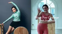 Potret Shandy Aulia Ikut Tantangan Pose Pilates (Sumber: IG/@herworldindonesia)