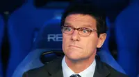 6. Fabio Capello (Real Madrid) - Pria asal Italia ini dipecat lantaran Real Madrid gugur di 16 besar Liga Champions pada 2007. Naasnya pemecatan itu terjadi setelah keberhasilan Capello mempersembahkan gelar juara La Liga. (AFP/Pierre-Philippe Marcou)