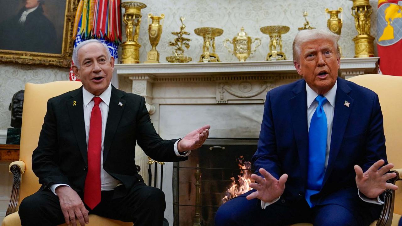 Demo Pro-Palestina Sambut Pertemuan Netanyahu-Trump di Gedung Putih