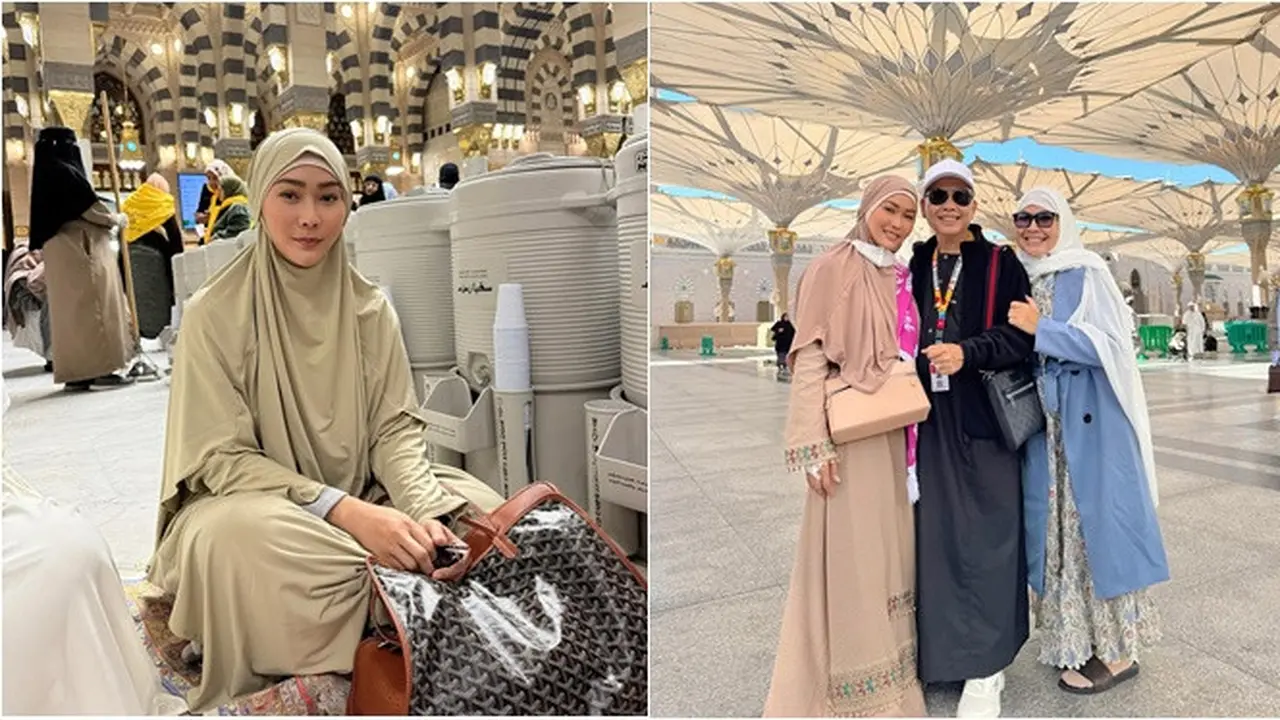 6 Potret Inul Daratista Umrah Jelang Ramadhan, Bertemu Ayah-Ibu Ayu Ting Ting