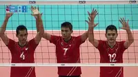 Tim bola voli putra Indonesia kalah 0-3 dari Thailand di semifinal SEA Games 2015 Singapura (youtube.com)