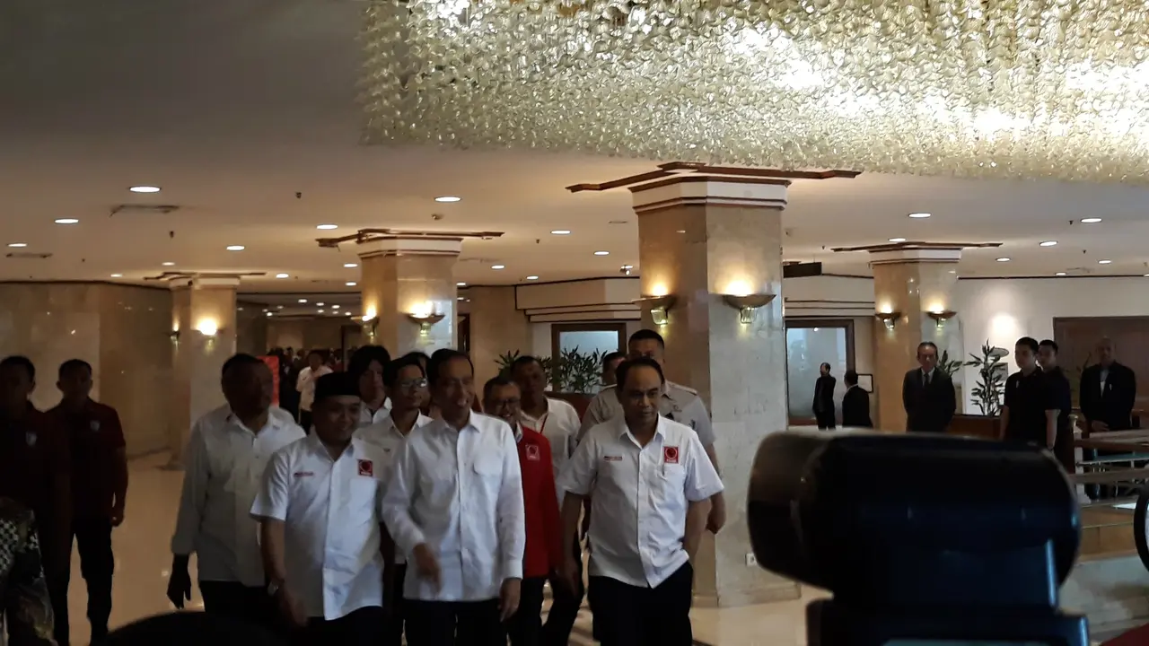 Bakal Calon Presiden Jokowi menghadiri Rapat Kerja Nasional (Rakernas) IV yang digelar relawan Pro Jokowi (Projo).