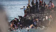 Ceuta Kembali Normal setelah Para Migran Menyeberang Kembali ke Maroko