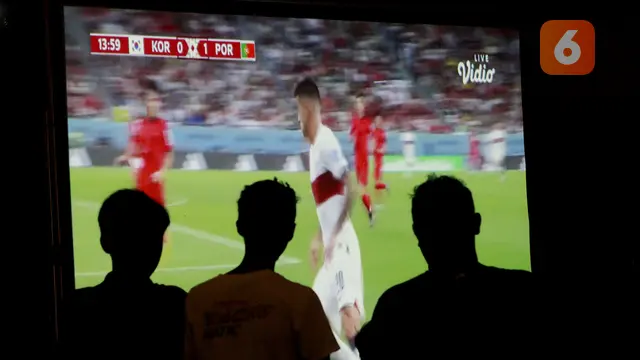 Foto: Nobar Piala Dunia 2022 Korea Selata Vs Portugal, Tegang Tapi Tetap Nyaman