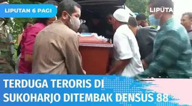 Seorang terduga teroris di Sukoharjo, yang berprofesi sebagai dokter umum ditangkap oleh Tim Densus 88. Saat akan ditangkap, terduga SU melawan, berujung penembakan kepada terduga teroris hingga tewas.