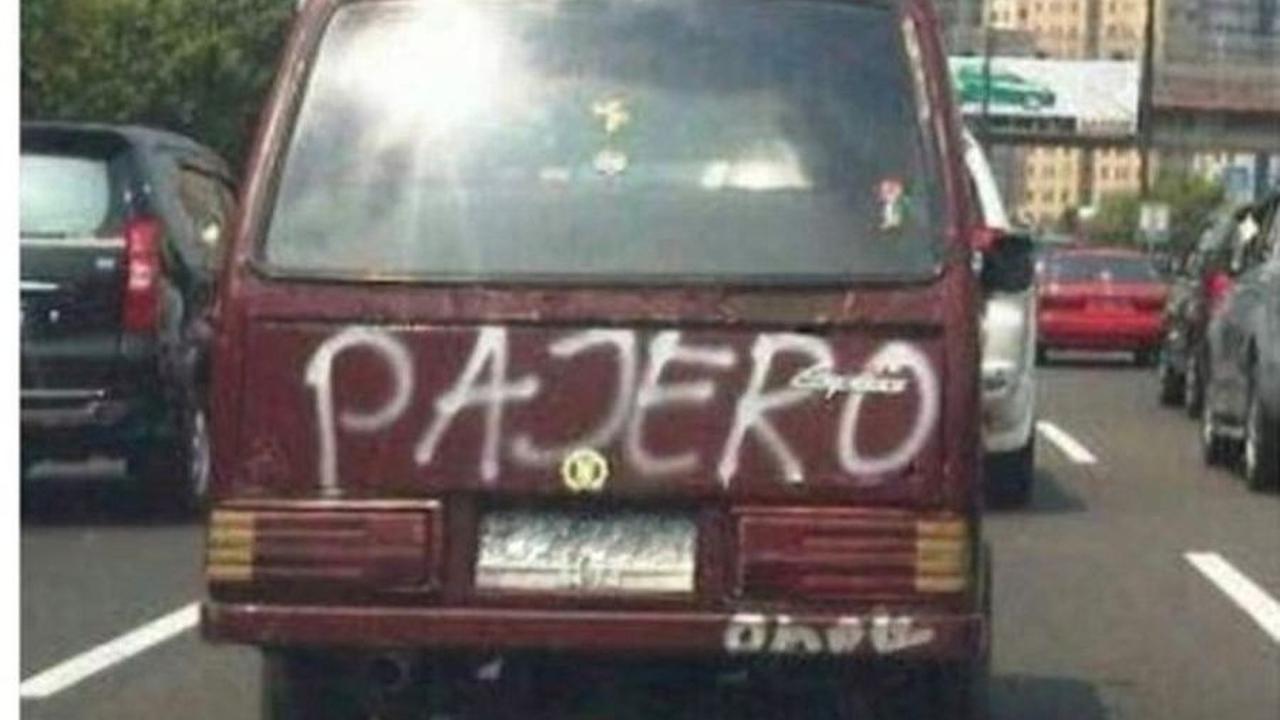 8. Pajero adalah mobil yang diwariskan oleh nenek moyang