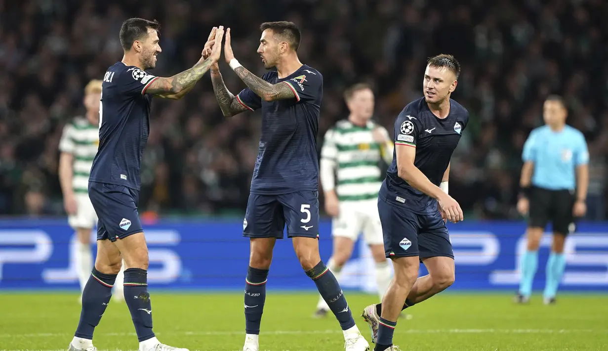 Glasgow Celtic yang berlaga di Grup E menderita dua kekalahan dari Feyenoord dan Lazio. Pada matchday pertama Glasgow Celtic yang melawat ke kandang Feyenoord (20/9/2023) kalah 0-1. Sementara pada matchday kedua saat menjamu tamunya Lazio (3/10/2023) Glasgow Celtic kembali takluk 1-2. (PA via AP Photo/Andrew Milligan)