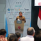 Menko Bidang Perekonomian Airlangga Hartarto saat menyampaikan keynote speech saat Perayaan Hari Ulang Tahun Asosiasi Emiten Indonesia ke-37, Jumat (12/12/2025). (Foto: laman ekon.go.id)
