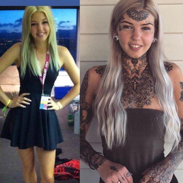 Perbedaan Amber Luke dulu dan sekarang/copyright Instagram.com/Amber Luke