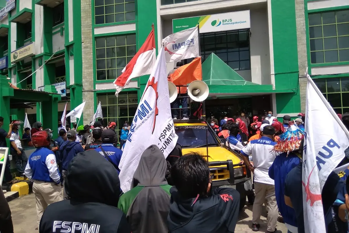 Demo Buruh Batam