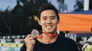 Dijuluki ‘Oppa Malaysia’ karena parasnya bak artis Korea, Welson adalah perenang  Malaysia yang berkompetisi di nomor 200 m dan 400 m gaya bebas. (Instagram/welsonsim).