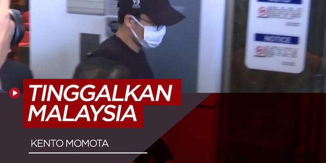VIDEO: Kento Momota Tinggalkan Malaysia Setelah Kecelakaan di Jalan Tol