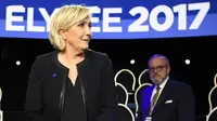 Capres kontroversial Prancis dari Front National, Marine Le Pen (Lionel Bonaventure/AP)