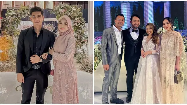Punya Banyak Sahabat, Ini 7 Potret Artis Hadiri Pernikahan Kiky Saputri dan M Khairi