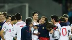 Luis Milla, pernah mengasuh pemain-pemain kelas dunia dan membawanya menjadi juara saat membesut Timnas Spanyol di Piala Eropa U-21 tahun 2011. (AFP/Jonathan Nackstrand)