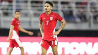 Penyerang Timnas Indonesia, Marselino Ferdinan dalam duel FIFA Matchday melawan Chinese Taipei di Stadion Gelora Bung Tomo, Surabaya, Jumat (5/9/2025). (Bola.com/Abdul Aziz)