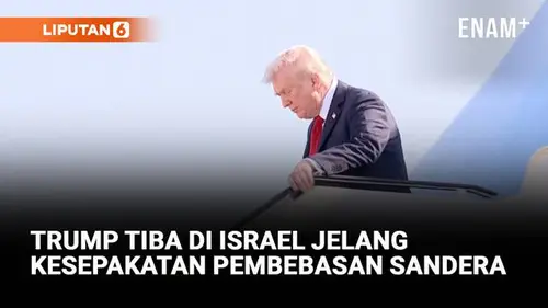 Donald Trump Tiba di Israel, Tandai Awal Gencatan Senjata