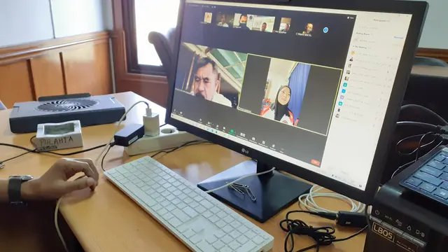 Windy Cantika Aisah Ketika Zoom dengan Ketua KONI Jabar