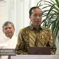 Presiden Joko Widodo (Jokowi) memantau langsung pelaksanaan ibadah Natal di Gereja Katedral Bogor, Jawa Barat, Minggu (25/12/2022). (Dok. Tangkapan Layar Youtube)