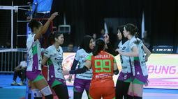 Jakarta Pertamina Enduro menang tiga set tanpa balas dengan skor  3-0 (25-23, 25-18,25-22) seri ketiga putaran pertama Proliga 2026 yang berlangsung di GOR Sabilulungan Jalak Harupat, Kabupaten Bandung, Jumat (23/01/2026) malam. (Dok. PBVSI)