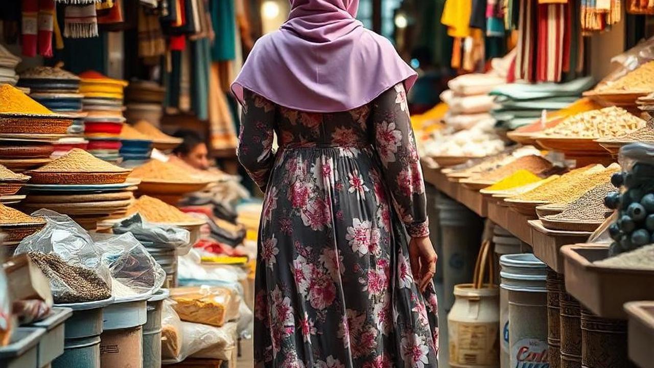 Baju Gamis Kain Katun Jepang