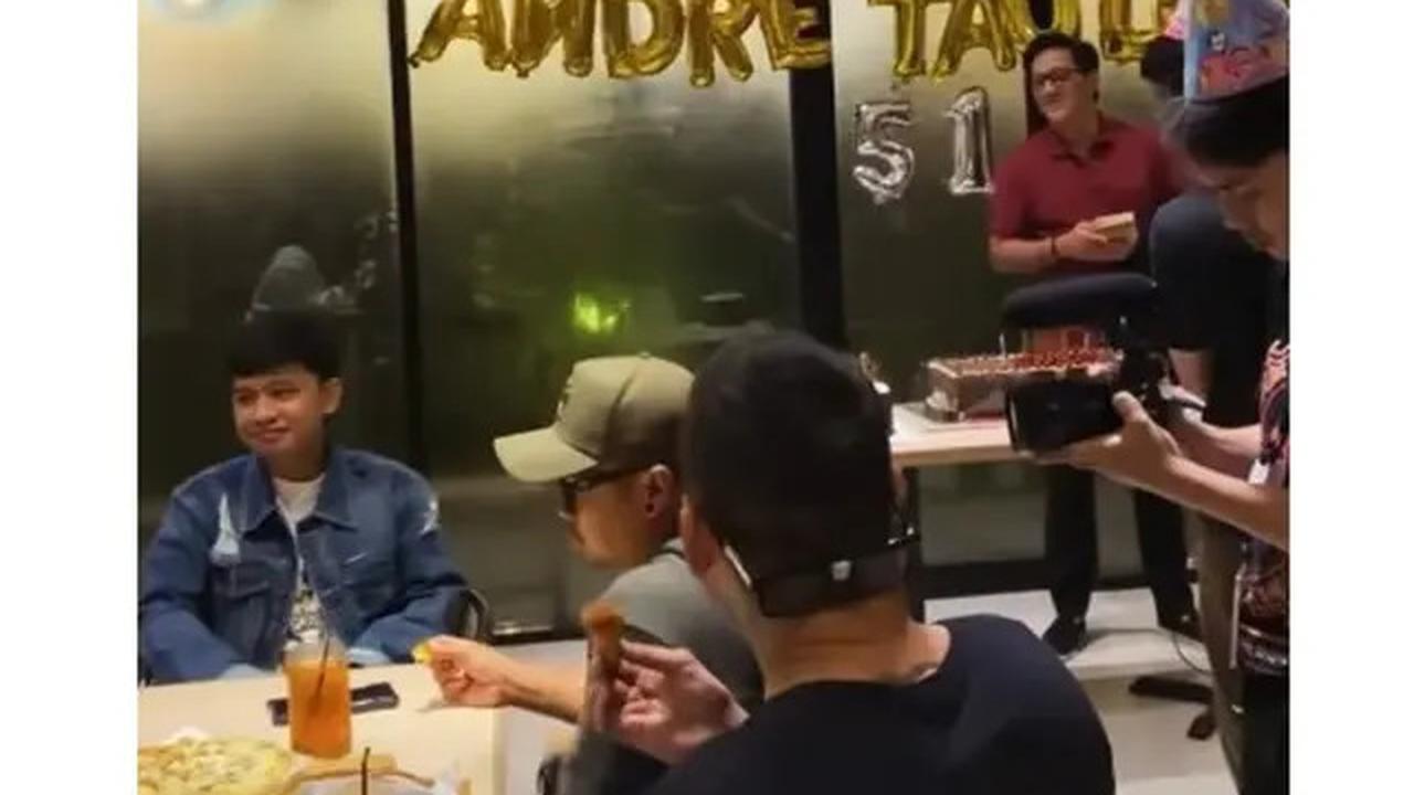 6 Potret Kejutan Ultah Andre Taulany ke-51, Dihadiri Anak hingga Sahabat Artis