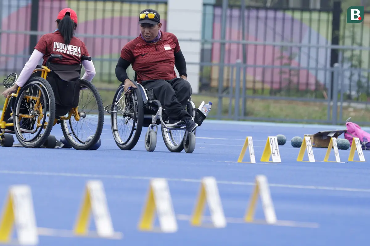 Latihan Lawn Bowls Jelang Asian Para Games 2018