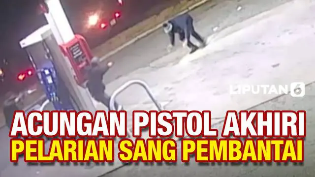 VIDEO: Tegang, Aksi Penyergapan Pembunuh Berantai di SPBU