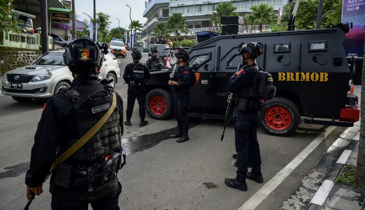 Upaya ini sejalan dengan tema yang diusung dalam keketuaan Indonesia, ASEAN Matters: Epicentrum of Growth. (Photo by BAY ISMOYO / POOL / AFP)