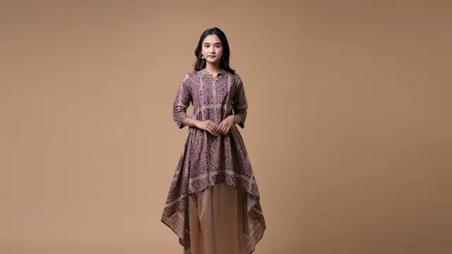 Model Baju Batik Tunik Bawahan Rok
