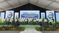 Program Taruna Makmur inisiasi Petrokimia Gresik, perusahaan Solusi Agroindustri anggota holding Pupuk Indonesia diperluas jangkauannya dalam pendampingan pertanian di Indonesia. (Dok. Petrokimia Gresik)