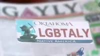 Seorang pria asal Oklahoma, AS, ingin menunjukkan dukungannya kepada para LGBT dengan cara membuat plat mobil khusus.