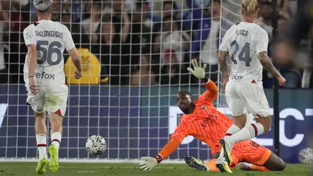 Foto: Sempat Unggul Dua Gol, AC Milan Kena Comeback Real Madrid pada Laga Pramusim 2023/2024 Soccer Champions Tour
