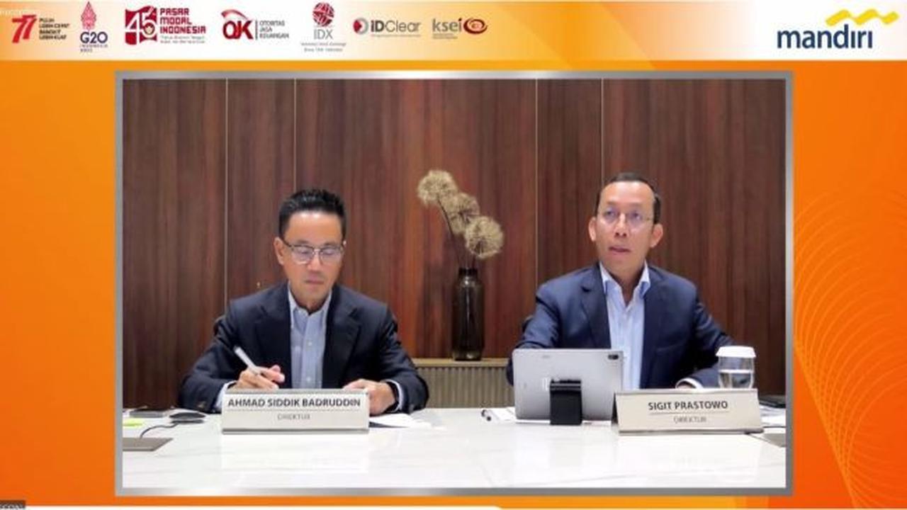 Paparan publik PT Bank Mandiri Tbk (BMRI), Kamis (15/9/2022) (Foto: Liputan6.com/Gagas YP)