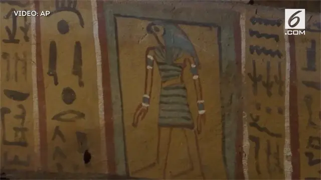 Otoritas Mesir mengumumkan menemukan makam di tepi barat sungai Nil yang berusia lebih dari 3500 tahun