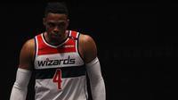 Pebasket Washington Wizards, Russell Westbrook. (Patrick Smith / GETTY IMAGES NORTH AMERICA / Getty Images via AFP)
