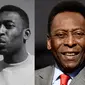 Pele Sang Legenda dari Brasil. Ia mengemas 12 gol selama mengikuti Piala Dunia tahun 1958, 1962, 1966 dan 1970 (Istimewa)