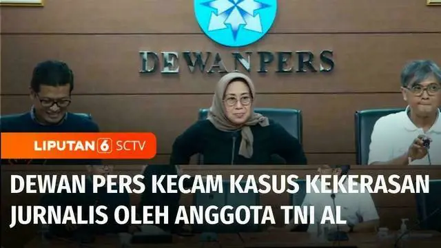 Dewan Pers mengecam intimidasi yang dilakukan anggota TNI AL terhadap seorang jurnalis di Maluku Utara, Kamis lalu. Dewan Pers meminta Kepala Staf Angkatan Laut agar kasus ini segera diproses.