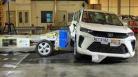 Daihatsu Xenia mendapat rating tiga bintang saat uji keselamatan ASEAN NCAP.