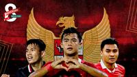 Timnas Indonesia - Pratama Arhan, Asnawi Mangkualam, Witan Sulaeman (Bola.com/Erisa Febri)