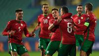 Timnas Bulgaria. (AFP/Nikolay DOYCHINOV)