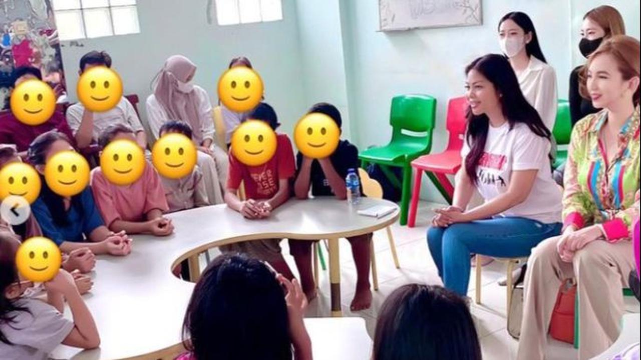 Bukan di Tempat Mewah, Ibu Kombes Cantik Heni Tania Rayakan Ulang Tahun Bareng Anak-anak Penderita HIV 'Semangat ya Adik-adik