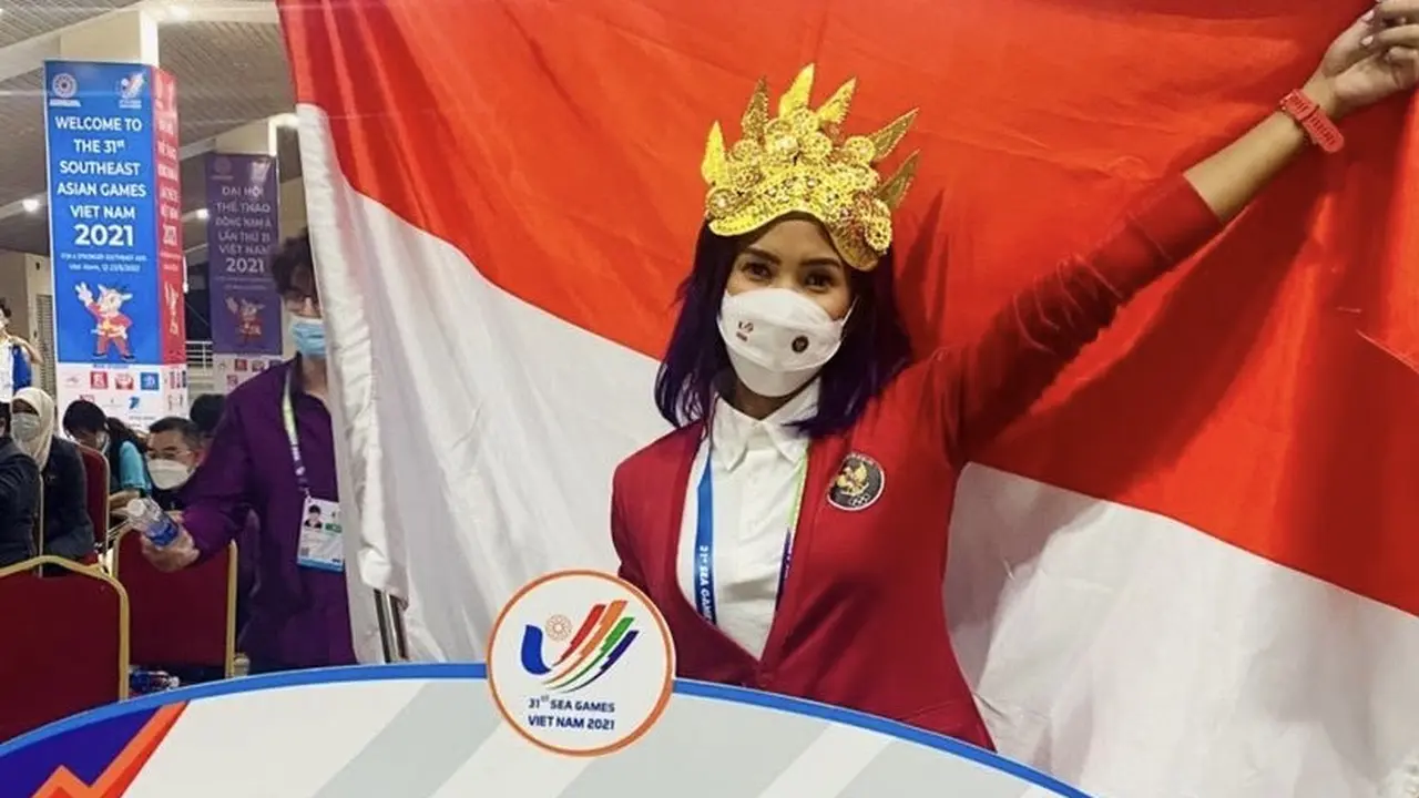 Emilia Nova Atlet Putri Atletik Pembawa Bendera Indonesia di Opening Sea Games