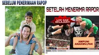 Deretan Meme Kocak Saat Hasil Rapor Anak Jelek, Siap-Siap Ketawa Geli
