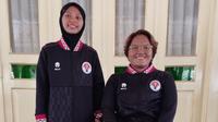 Wakil Indonesia di cabor para badminton, Qonitah Ikhtiar Syakuroh (kiri), memetik hasil manis di Paralimpiade Paris 2024, Kamis (29/8/2024). (dok.&nbsp;NPC DIY)