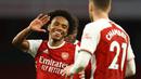 <p>Willian. Sayap kiri Brasil berusia 33 tahun ini didatangkan Arsenal dari Chelsea pada awal musim 2020/2021 dengan status bebas transfer. Sempat mendapat tempat di awal kedatangannya dan tampil dalam total 37 laga di semua ajang pada musim 2020/2021, ia akhirnya sepakat memutus kontrak lebih cepat di akhir musim 2020/2021. Pada awal musim 2021/2022 ia meninggalkan Arsenal dengan status bebas transfer menuju Corinthians meski kontraknya baru berakhir pada 2022/2023. (AFP/Pool/Richard Heathcote)</p>