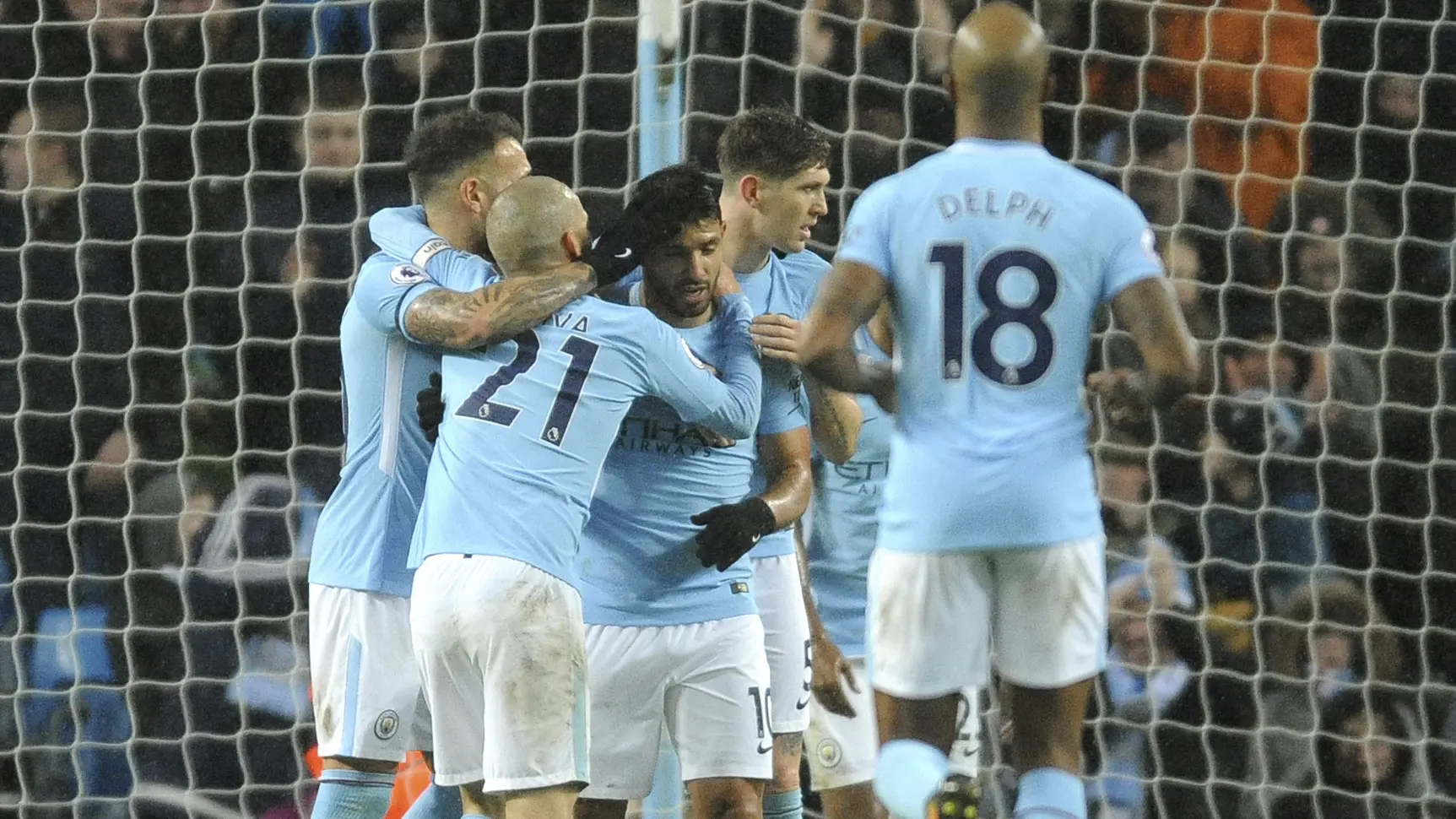 Selebrasi Manchester City (AP)