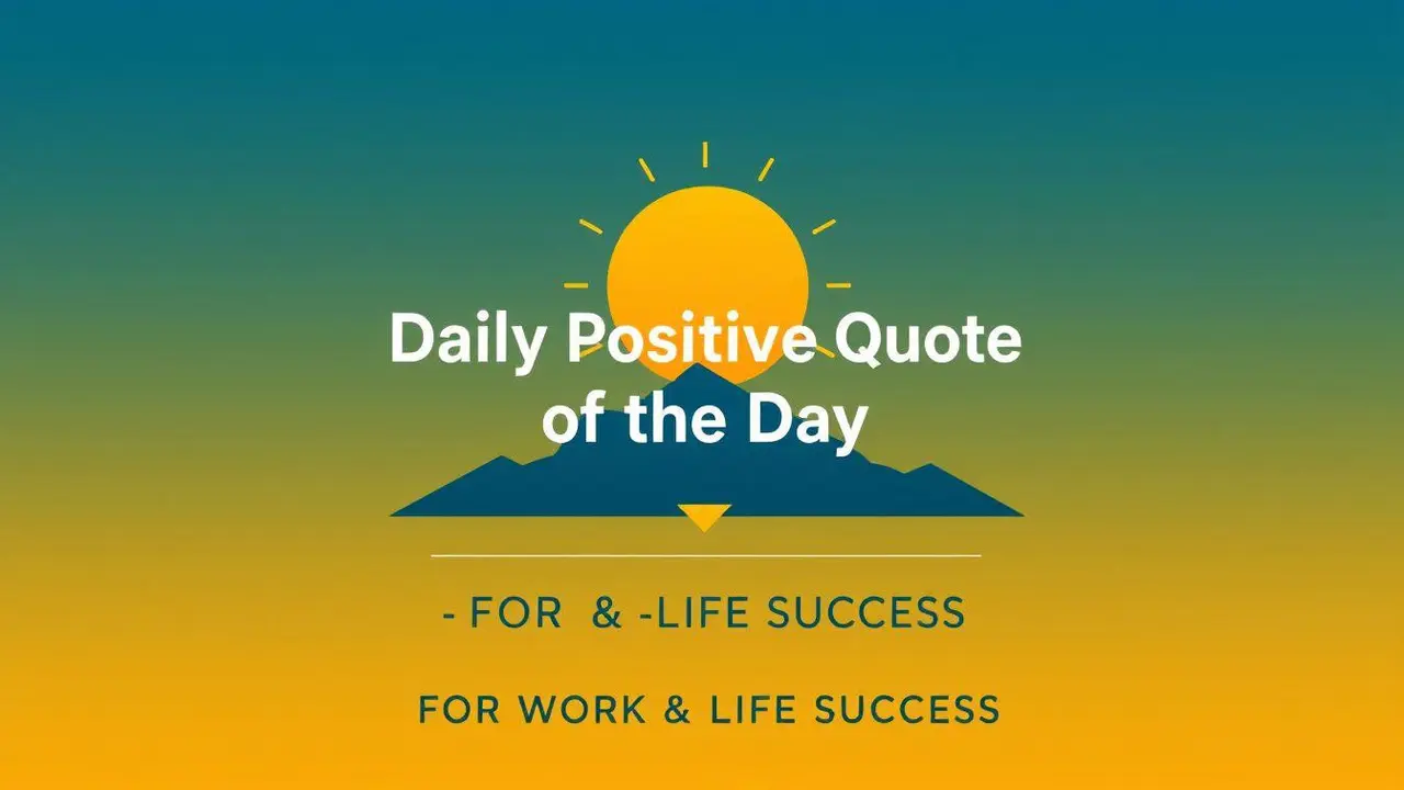 positive quote of the day