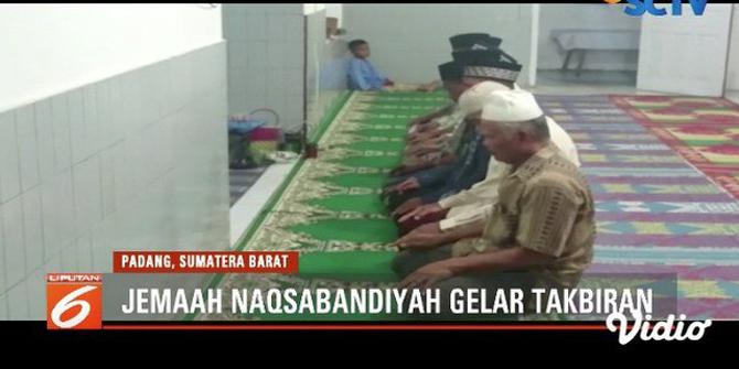 Jemaah Naqsabandiyah Padang Rayakan Idul Fitri 1440H Hari Ini