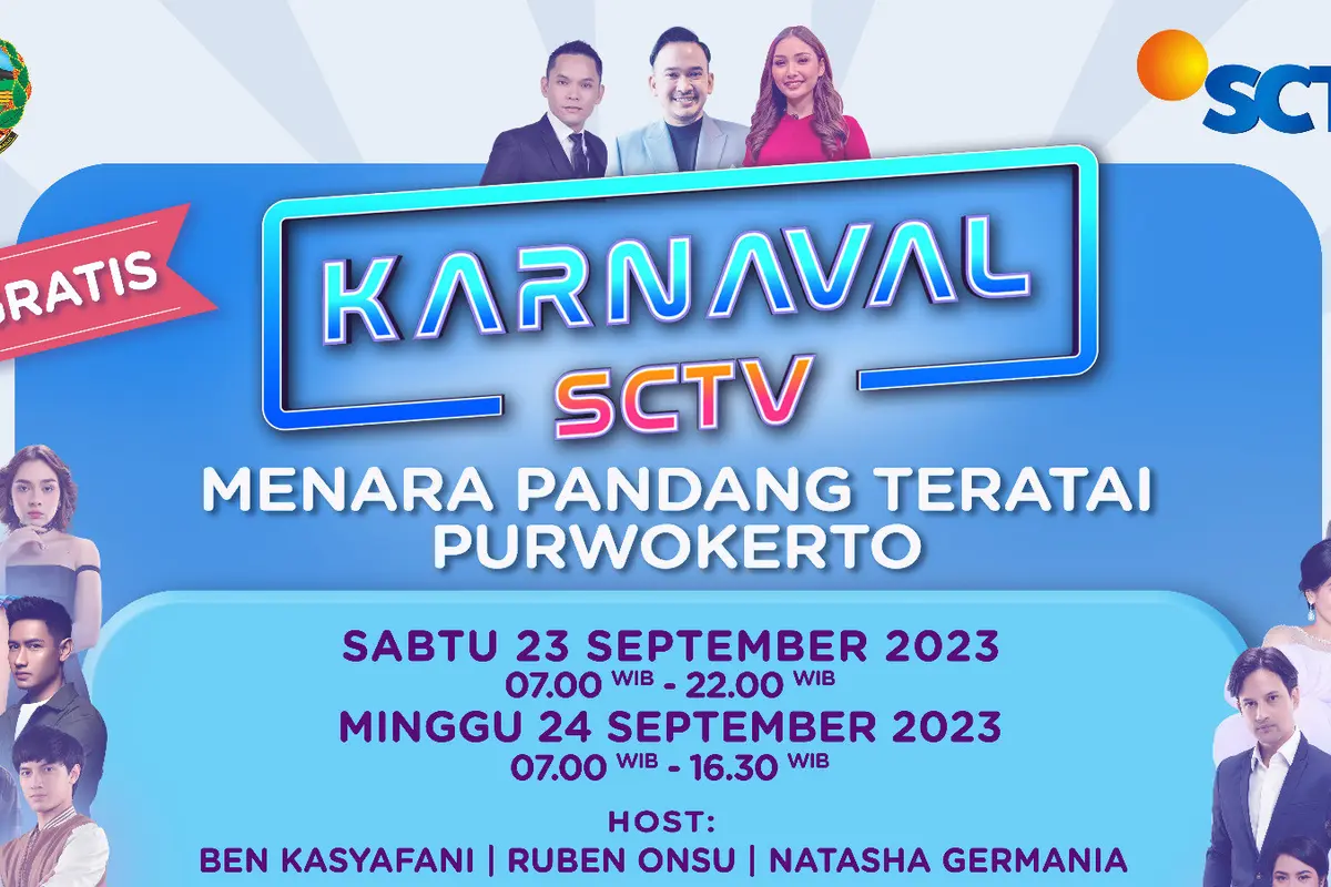 Karnaval SCTV di Purwakarta. (Foto: SCTV)
